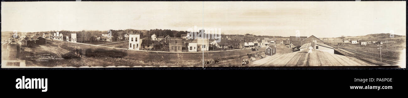 205 vue d'ensemble de Boyceville, Wis RCAC2007663059 Banque D'Images