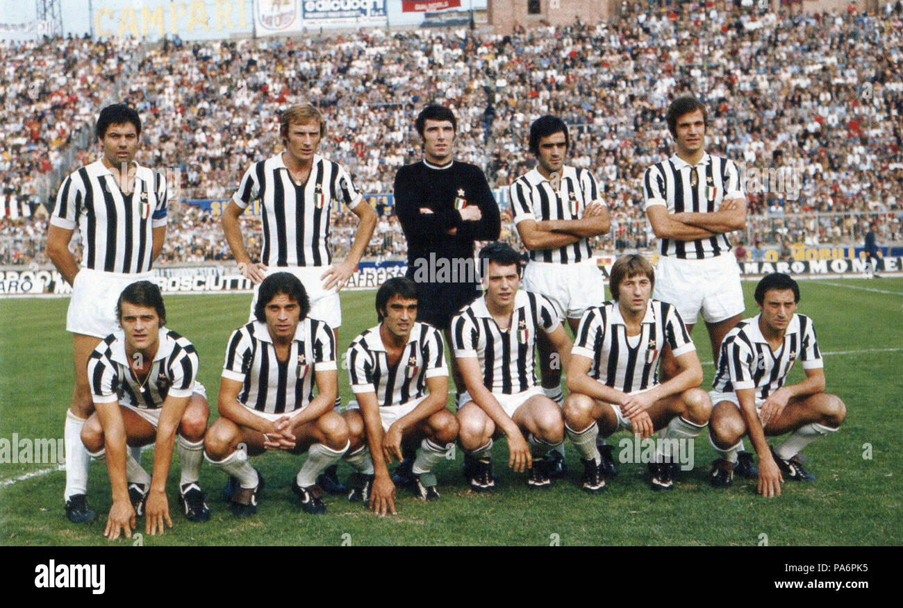 7 1972-73 Juventus Football Club Banque D'Images