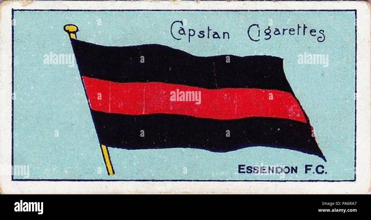 31908 Drapeaux VFA Association Club Essendon Banque D'Images
