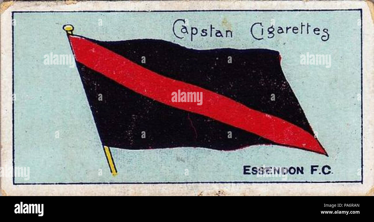 31908 CLUB VFL Flags Essendon Banque D'Images