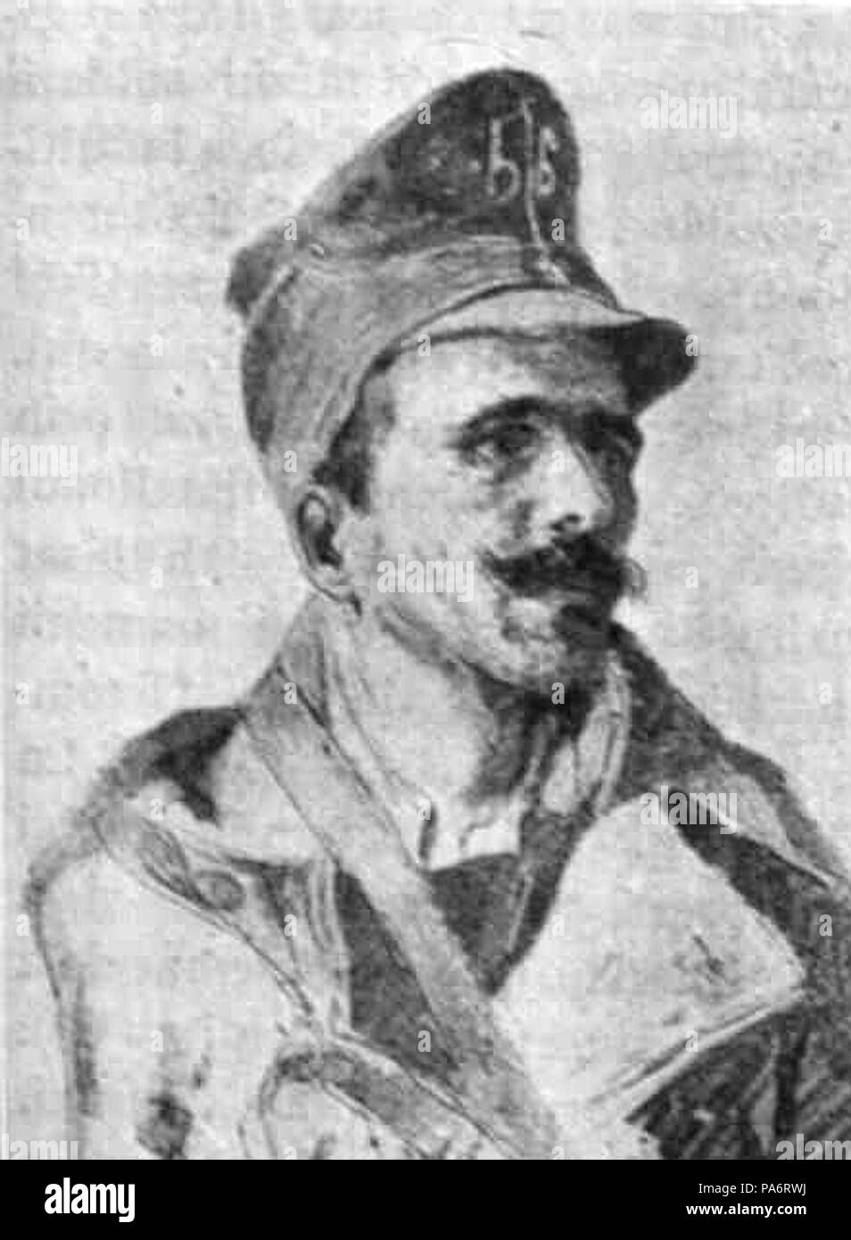 - 51929 rezervist Kiritescu 159 romain Soldat Banque D'Images