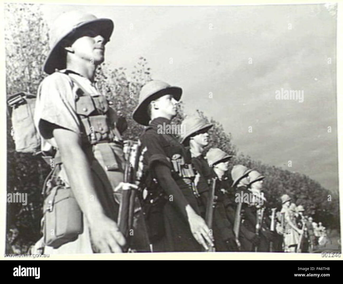 9 5e Bn, Victorian Scottish Regiment, Avril 1940 Banque D'Images