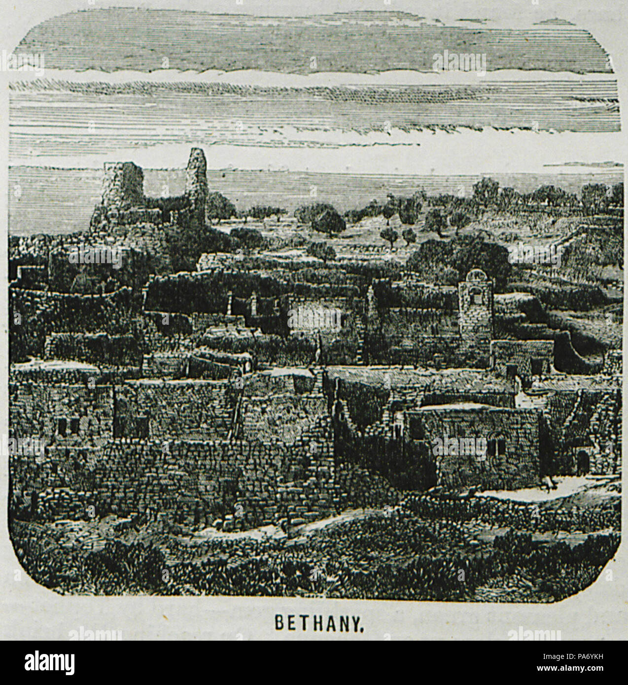 34 Béthanie - Ainsworth William Francis - 1870 Banque D'Images