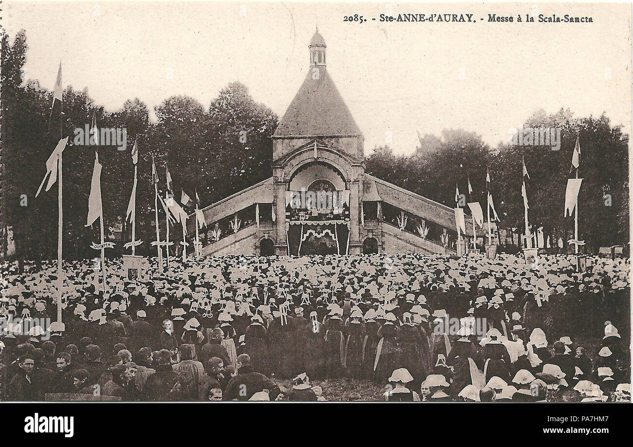 226 Ploeren-FR-56-vers 1930-la-Scala Sancta-1 Banque D'Images