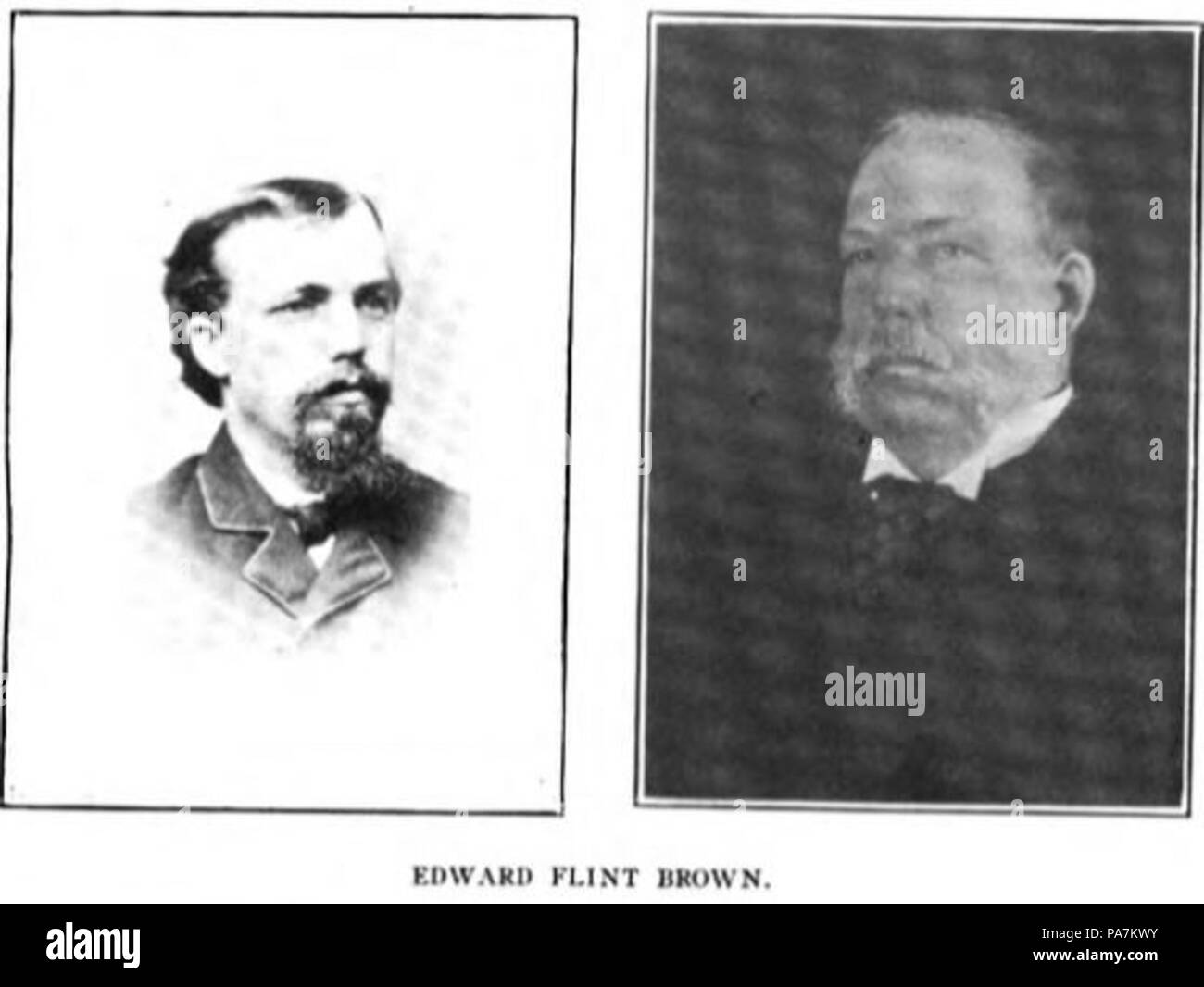 608 Flint Edward Brown Banque D'Images