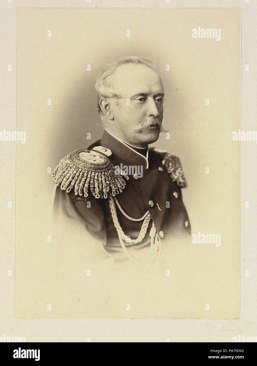 Portrait of Count Count Piotr Andreïevitch Chouvalov (1827-1889). Musée : l'État russe et Film Photo Archive, Moscow. Banque D'Images