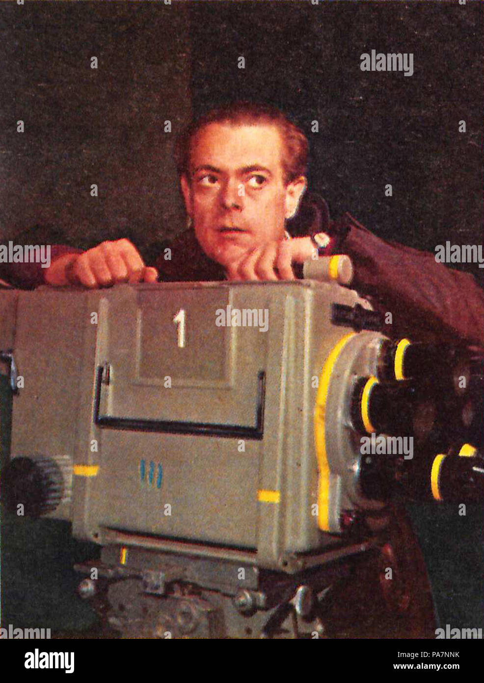 335 Åke Falck bakom plat-kamera je Allers 1960 nr 6 Banque D'Images 335 Åke Falck bakom plat-kamera je Allers 1960 nr 6 Banque D'Images