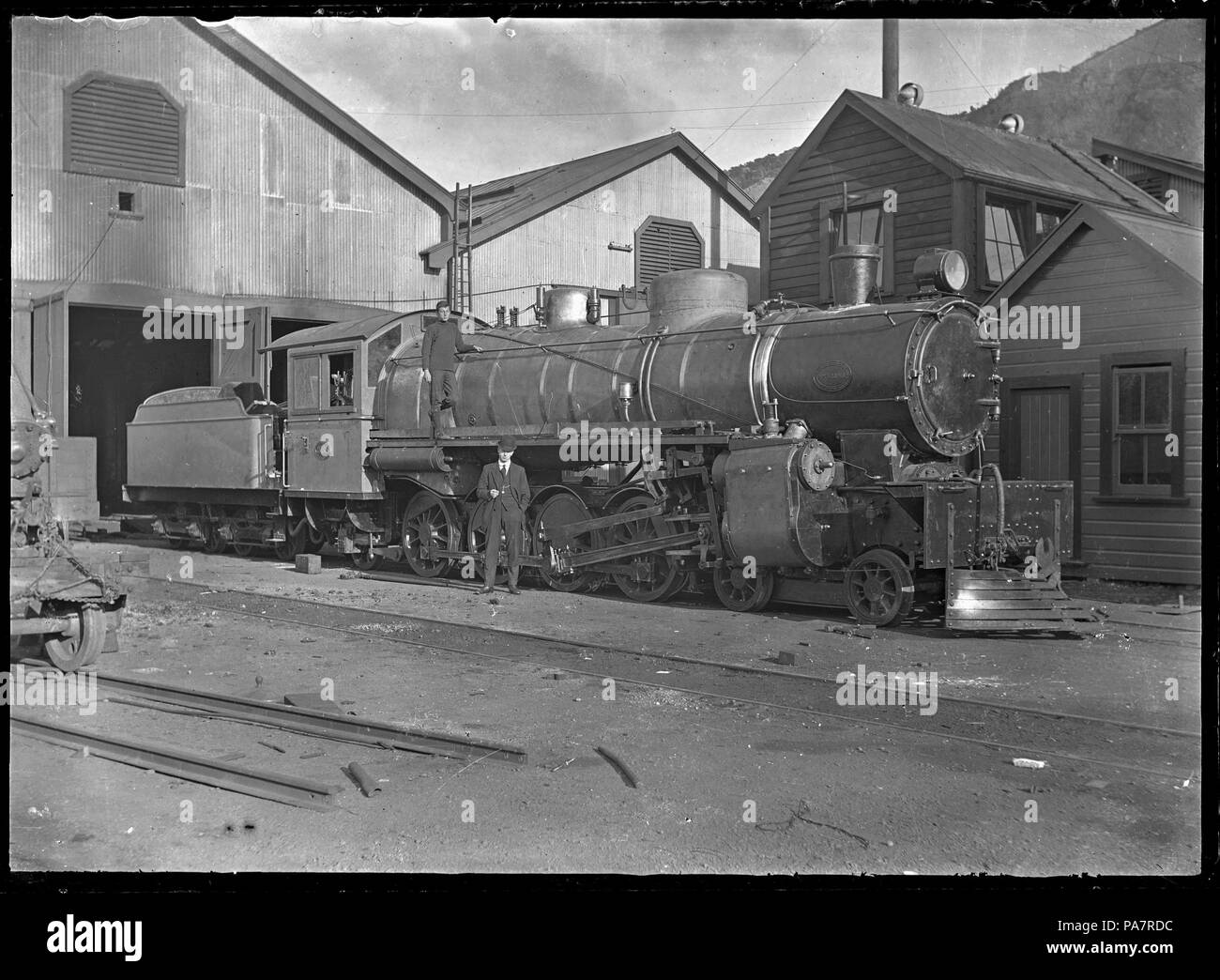 1 "X" (compound) locomotive à vapeur 588, 4-8-2. 278958 ATLIB Banque D'Images