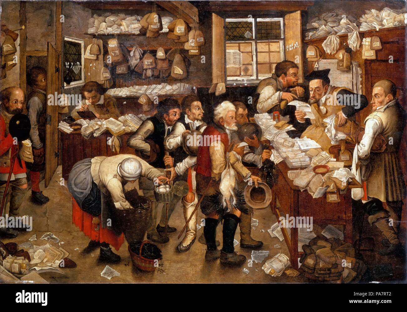 Le Village de la Dîme (avocat). Musée : Musée du Louvre, Paris. Banque D'Images