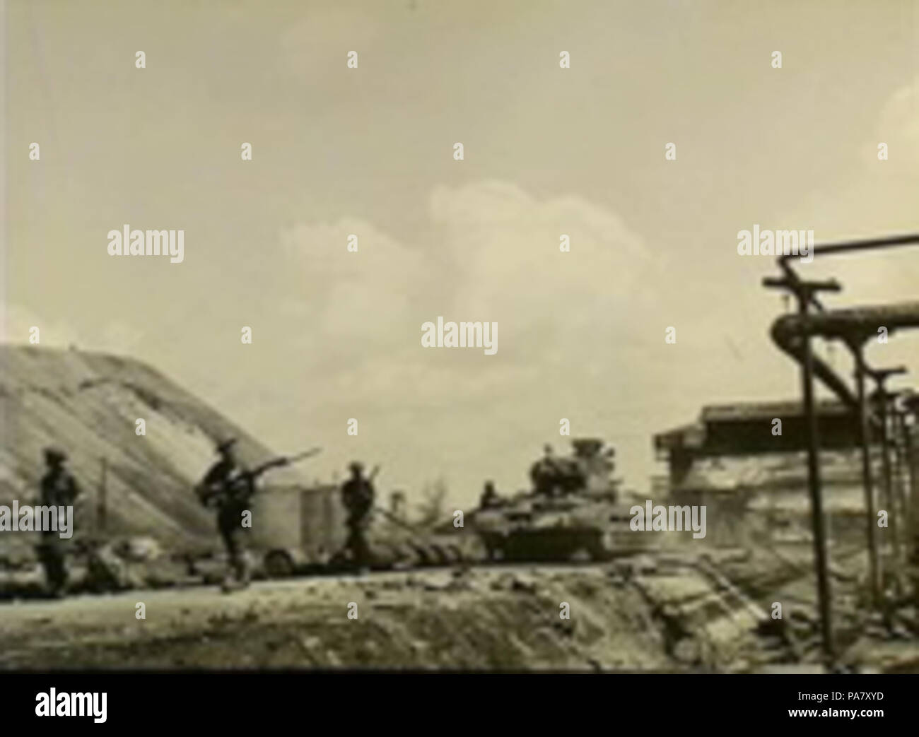 27 AWM 110910 2-10ème Bataillon Balikpapan Juillet 1945 Banque D'Images