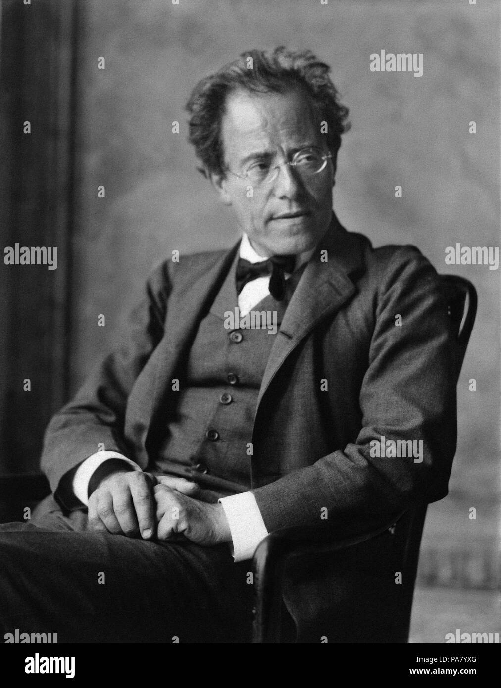 Portrait de Gustav Mahler (1860-1911). Musée : collection privée. Banque D'Images