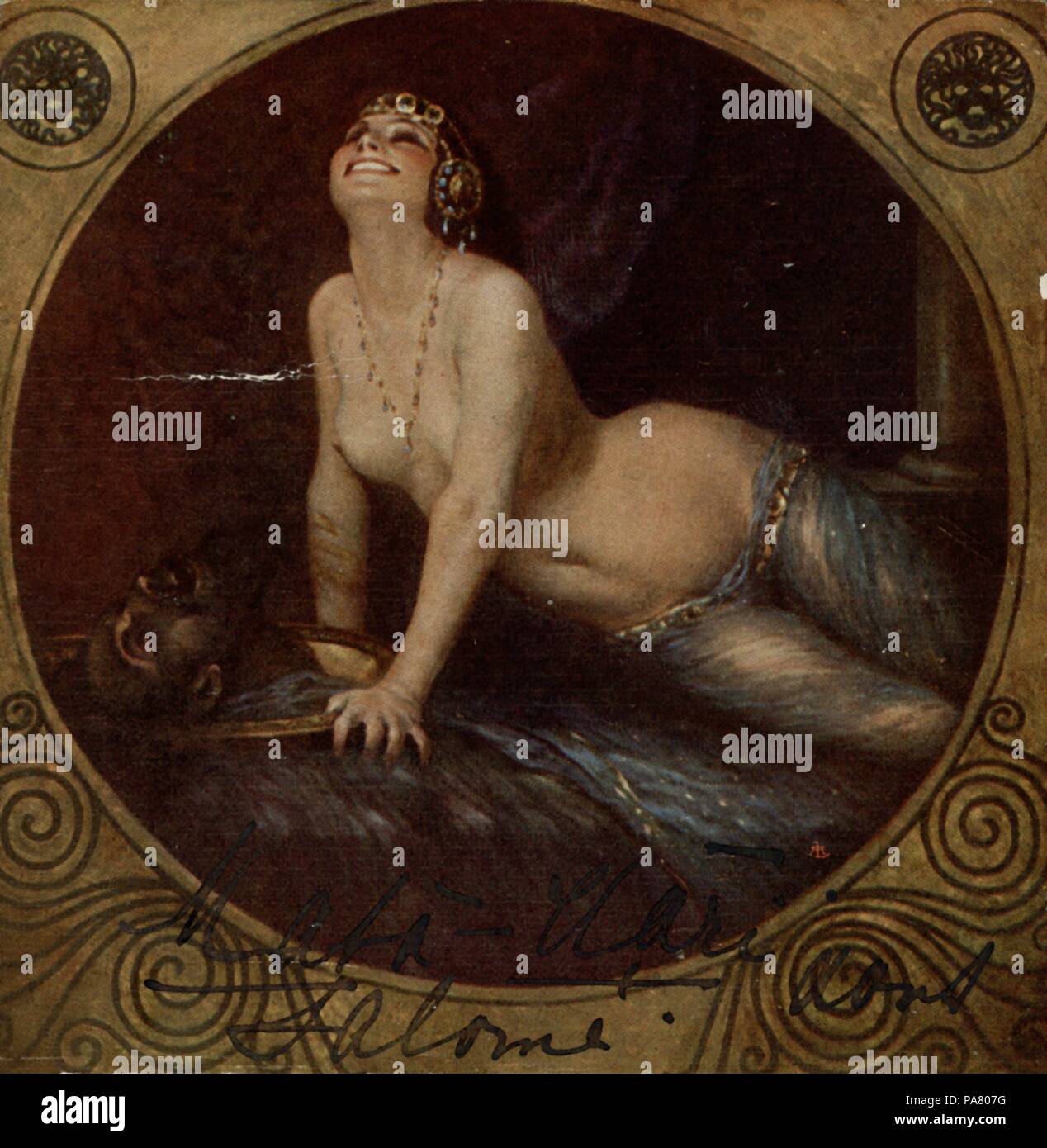 Mata Hari que Salomé. Musée : Fries Museum, Leeuwarden. Banque D'Images