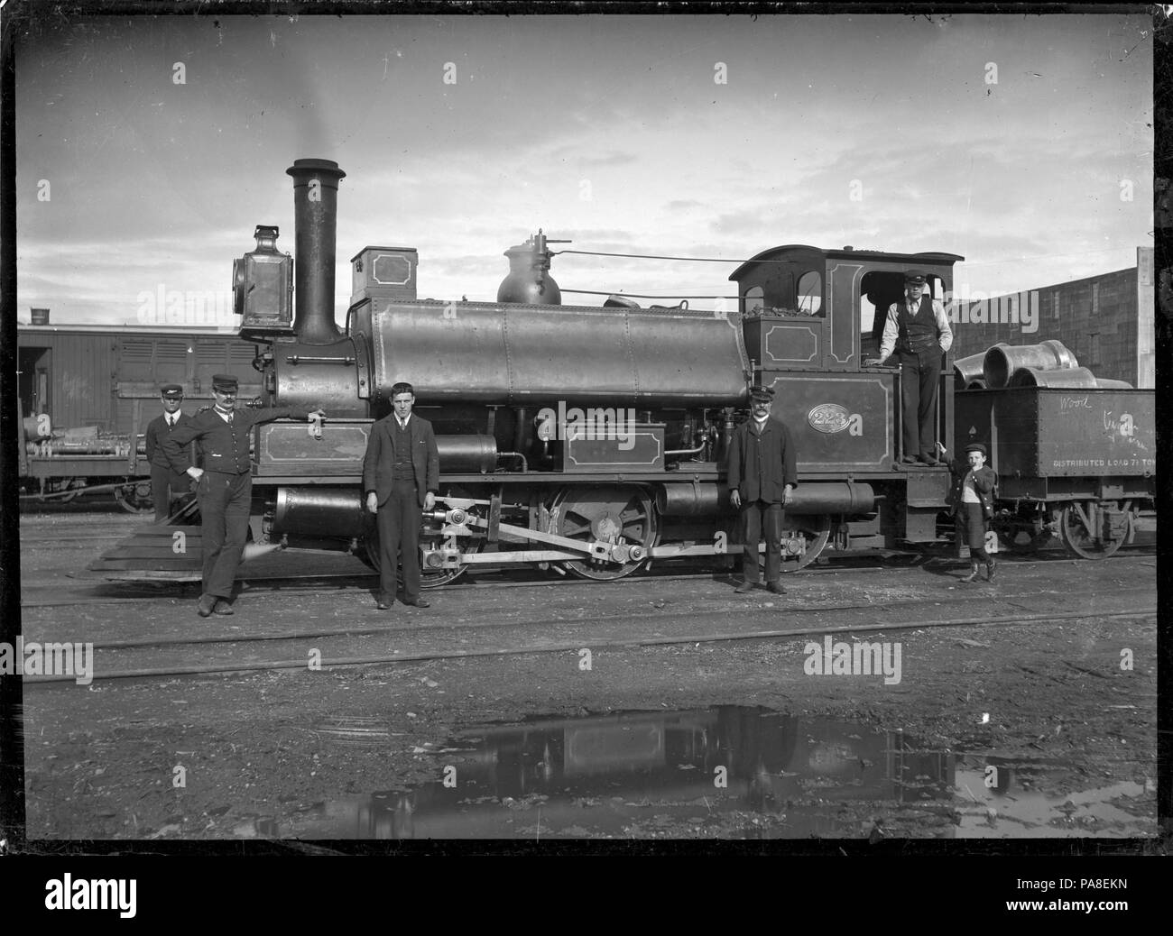 78 F Catégorie locomotive, NZR 223, 0-6-0T ATLIB 276452 Banque D'Images