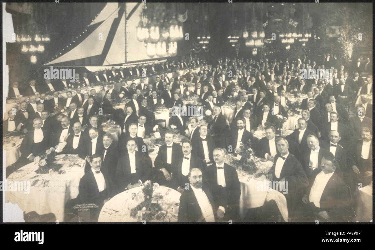 181 banquet en l'honneur de Sir Thomas Lipton, donnée par le maire et les citoyens de Milwauk (sic) dans l'hôtel Pfister, Milwaukee RCAC2007663517 Banque D'Images