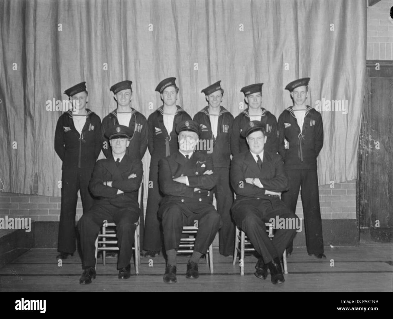 Groupe 108. Scouts marins BAnQ P48S1P12027 Banque D'Images