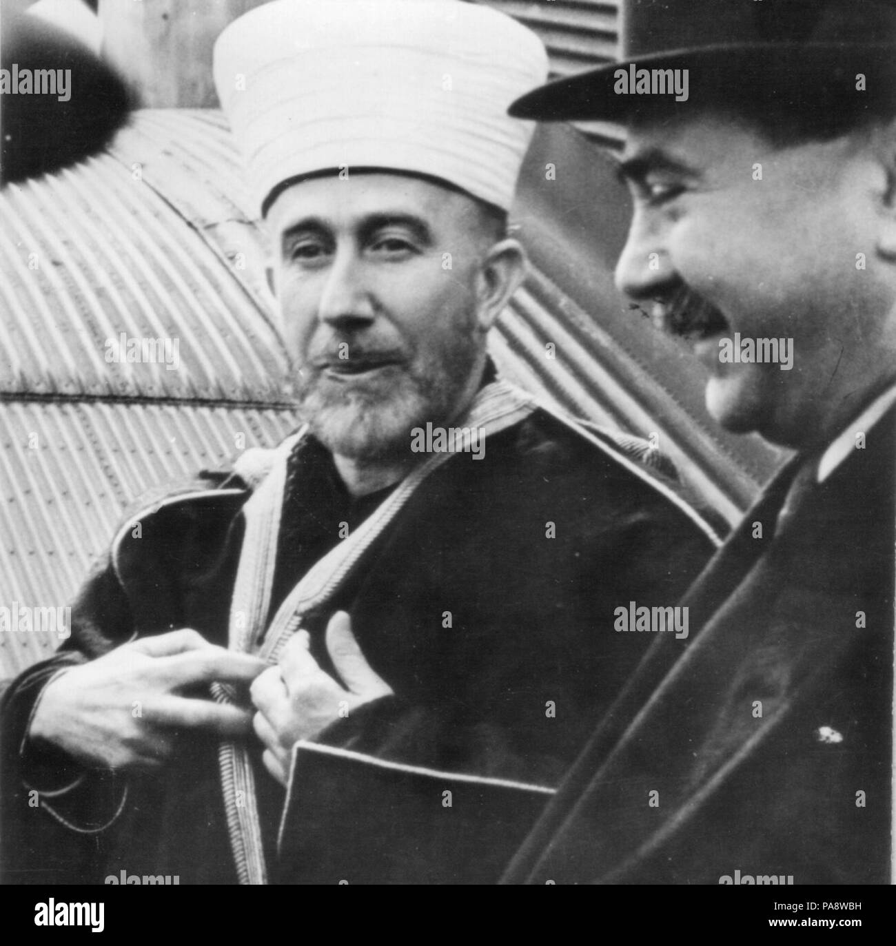 110 Haj Amin al-Husseini et Mile Budak Banque D'Images