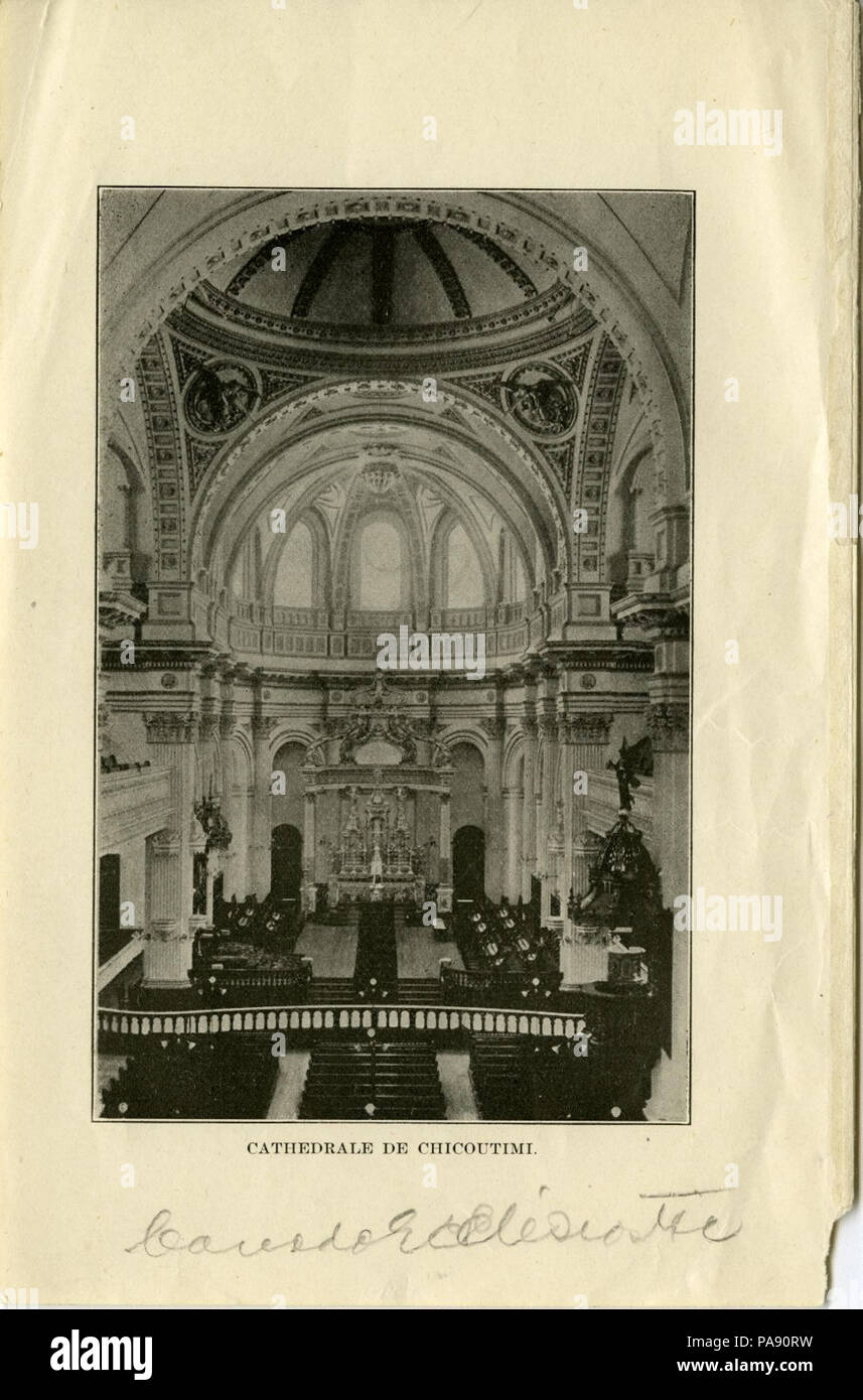 126 Intérieur de la cathédrale Saint-François-Xavier de Chicoutimi BAnQ P748S1P1214 Banque D'Images 126 Intérieur de la cathédrale Saint-François-Xavier de Chicoutimi BAnQ P748S1P1214 Banque D'Images