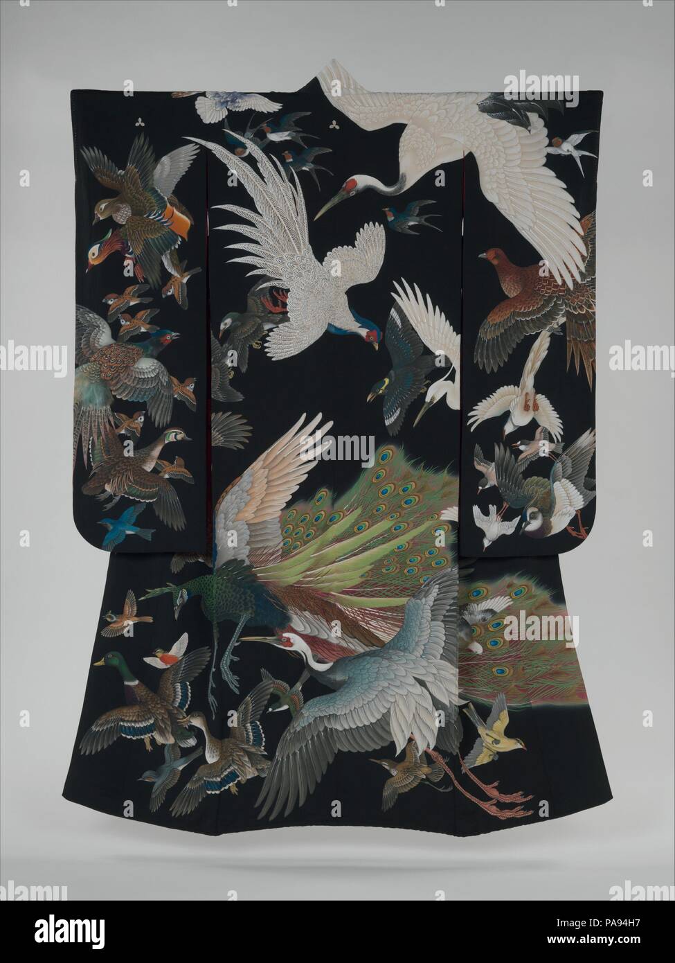 Kimono Avec Des Oiseaux En Vol Culture Le Japon