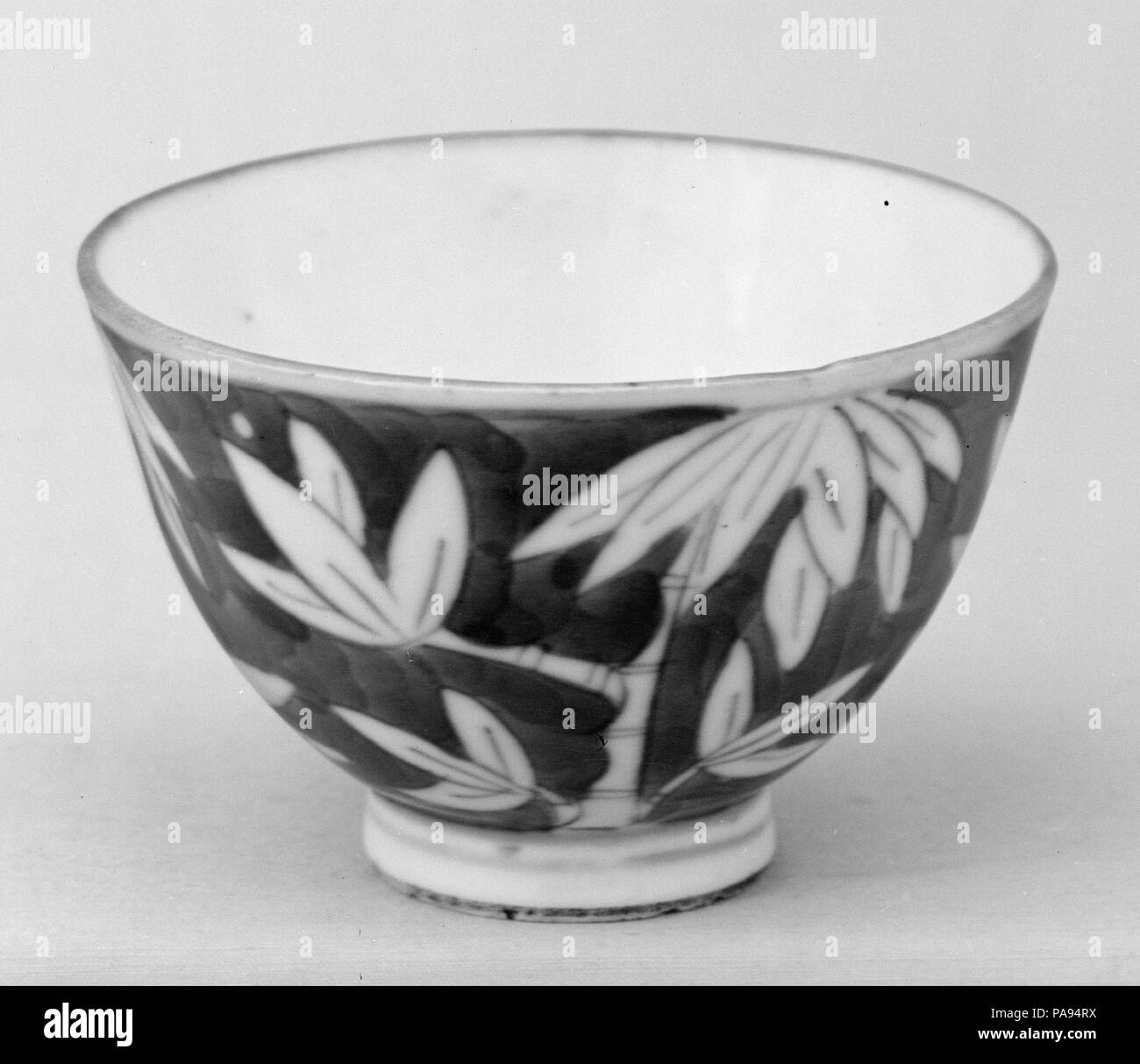 Cup. Culture : le Japon. Dimensions : diam. 2 7/8 in. (7,3 cm). Date : 1800. Musée : Metropolitan Museum of Art, New York, USA. Banque D'Images