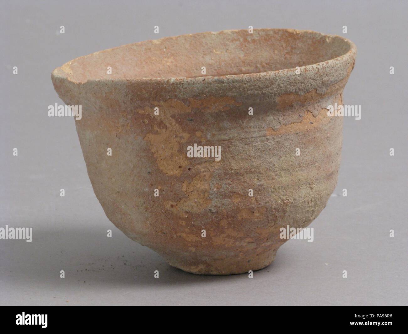 Bol. Culture : le copte. Dimensions : hors tout : 2 13/16 x 3 13/16 in. (7,2 x 9,7 cm). Date : 4ème-7ème siècle. Musée : Metropolitan Museum of Art, New York, USA. Banque D'Images
