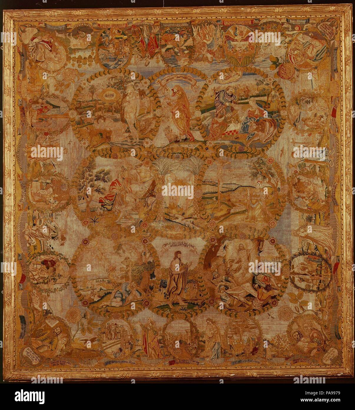 La pendaison. Culture : l'allemand, Nuremberg. Dimensions : H. 95 x 78 po (241,3 W. x 198,1 cm). Date : le 17e siècle. Musée : Metropolitan Museum of Art, New York, USA. Banque D'Images