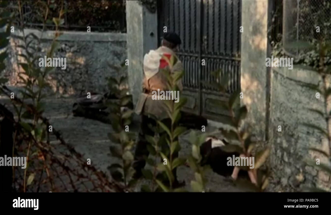 179 - Mussolini depuis quatre jours (Carlo Lizzani, 1974) - Via XXIV Maggio, la Villa Belmonte Banque D'Images