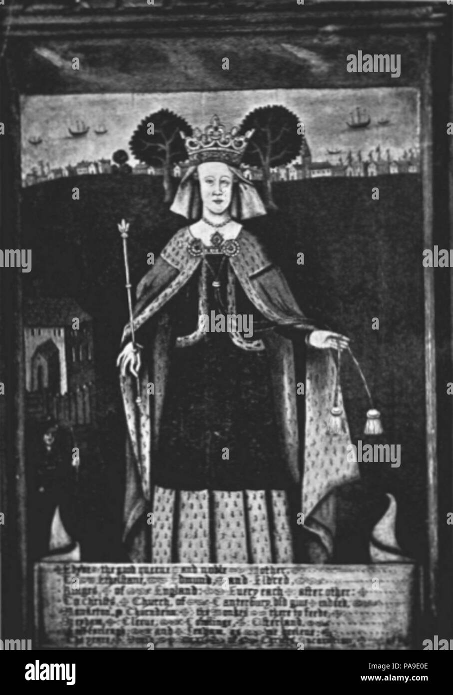 199 Photo de reine Ediva dans la Cathédrale de Canterbury Banque D'Images