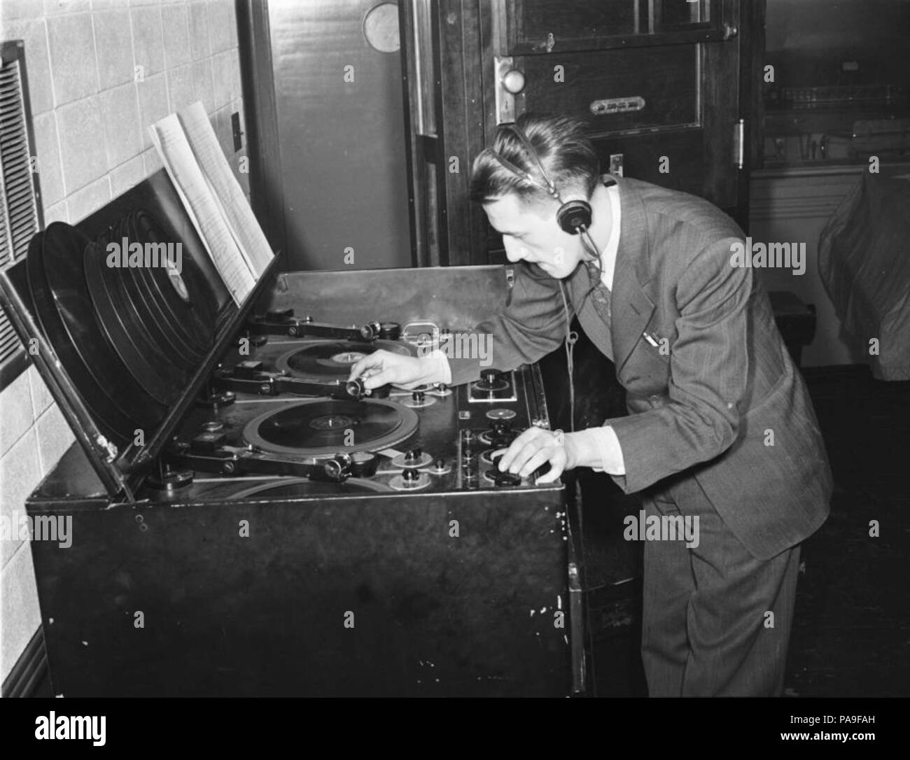 Radio 211. Contrôleur CBC Music BAnQ P48S1P23106 Banque D'Images