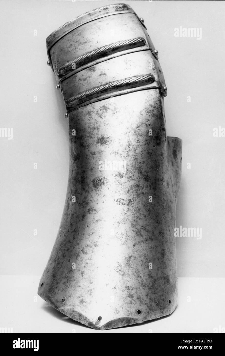 Bridle Gauntlet. Culture : l'allemand. Dimensions : L. 13 in. (33 cm). Date : le 16ème siècle. Musée : Metropolitan Museum of Art, New York, USA. Banque D'Images