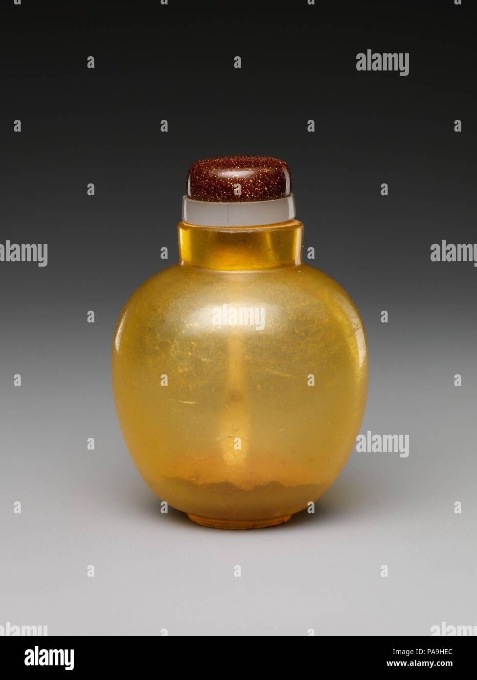 Bouteille à priser. Culture : la Chine. Dimensions : H. 2 1/4 in. (5,7 cm). Musée : Metropolitan Museum of Art, New York, USA. Banque D'Images