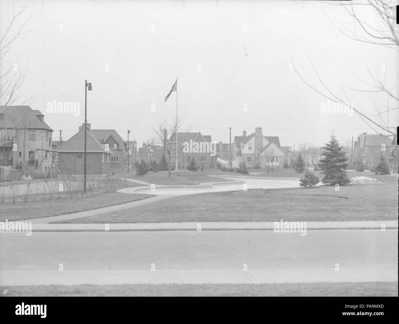 192 Park. Parc Ellerdale BAnQ P48S1P02959 Banque D'Images