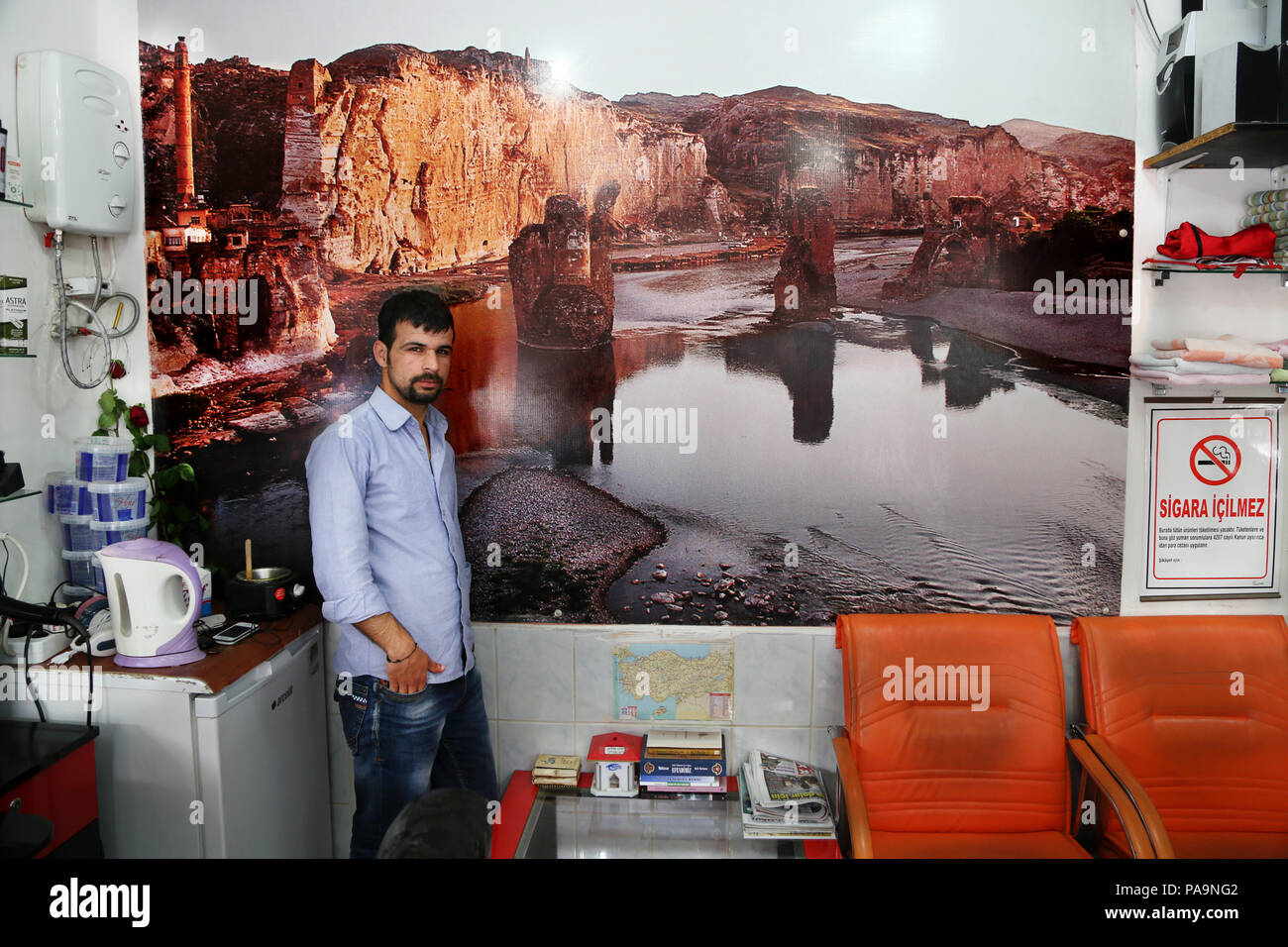 Guy local dans Hasankeyf , Turquie Banque D'Images