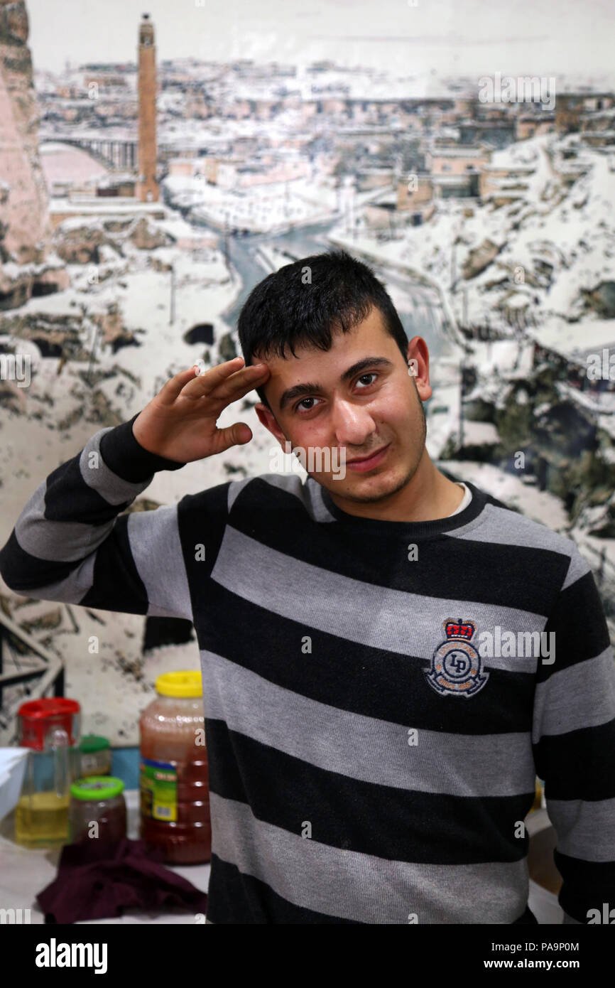 Guy local dans Hasankeyf , Turquie Banque D'Images