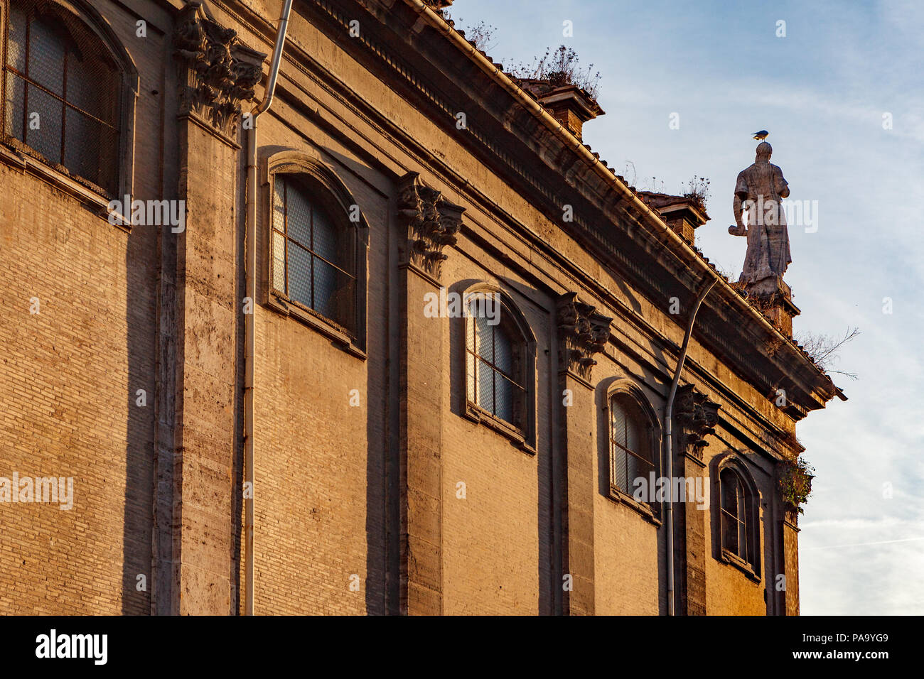 Santa Maria della Consolazione, église catholique romaine. Rome, Italie Banque D'Images