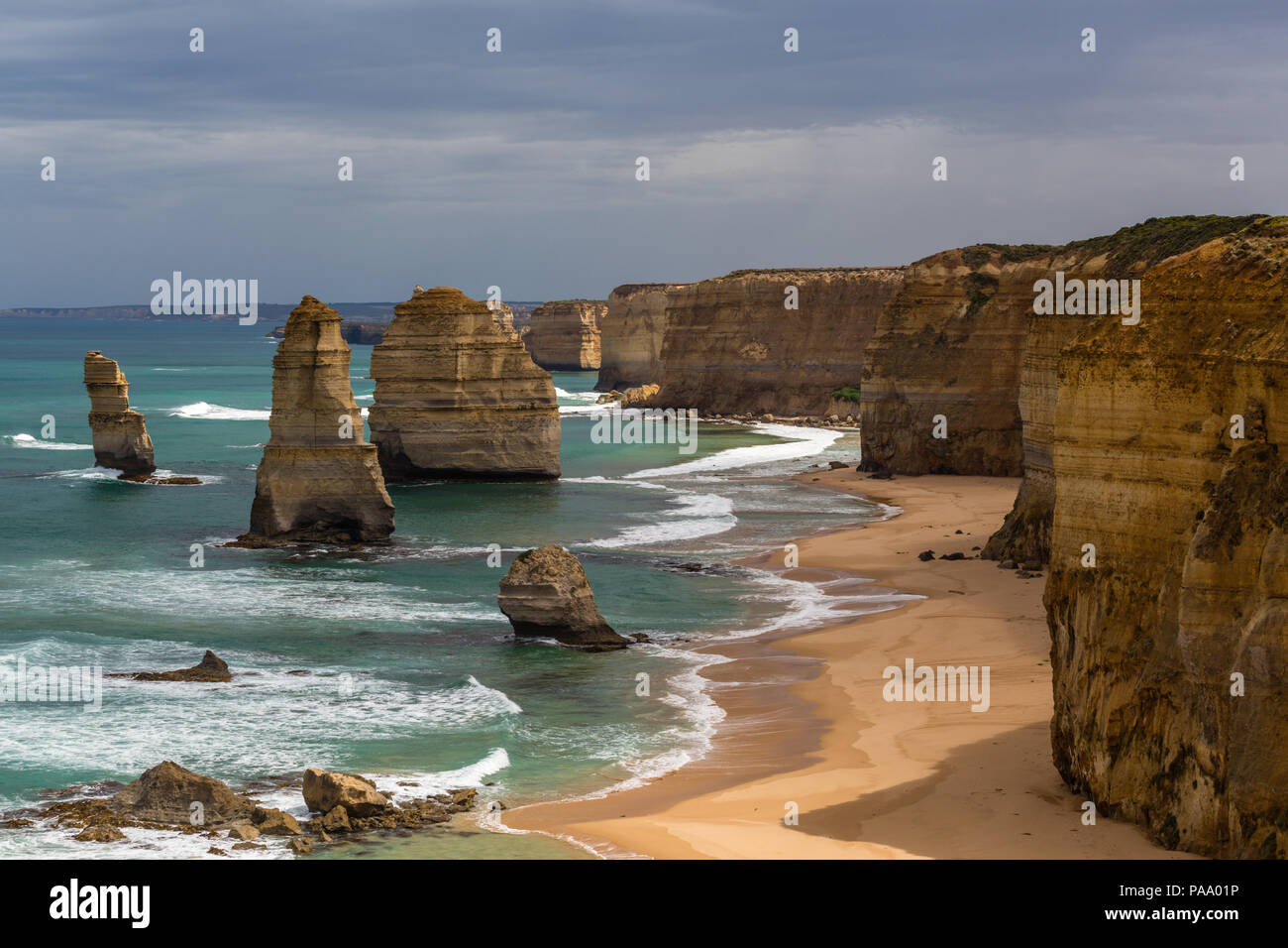 Douze Apôtres sur la Great Ocean Road, Victoria, Australie Banque D'Images