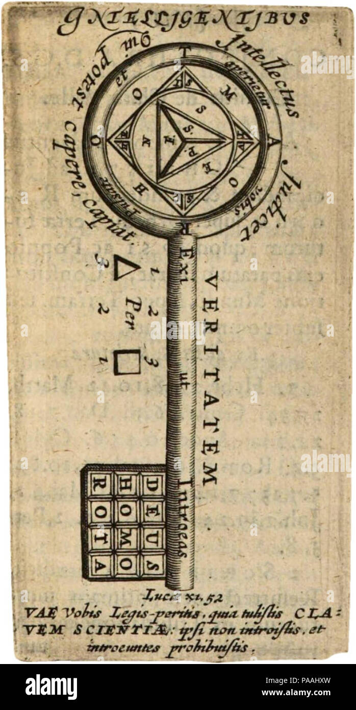 205 Postel-franckenberg-key-chambre-de-david-1646 Banque D'Images