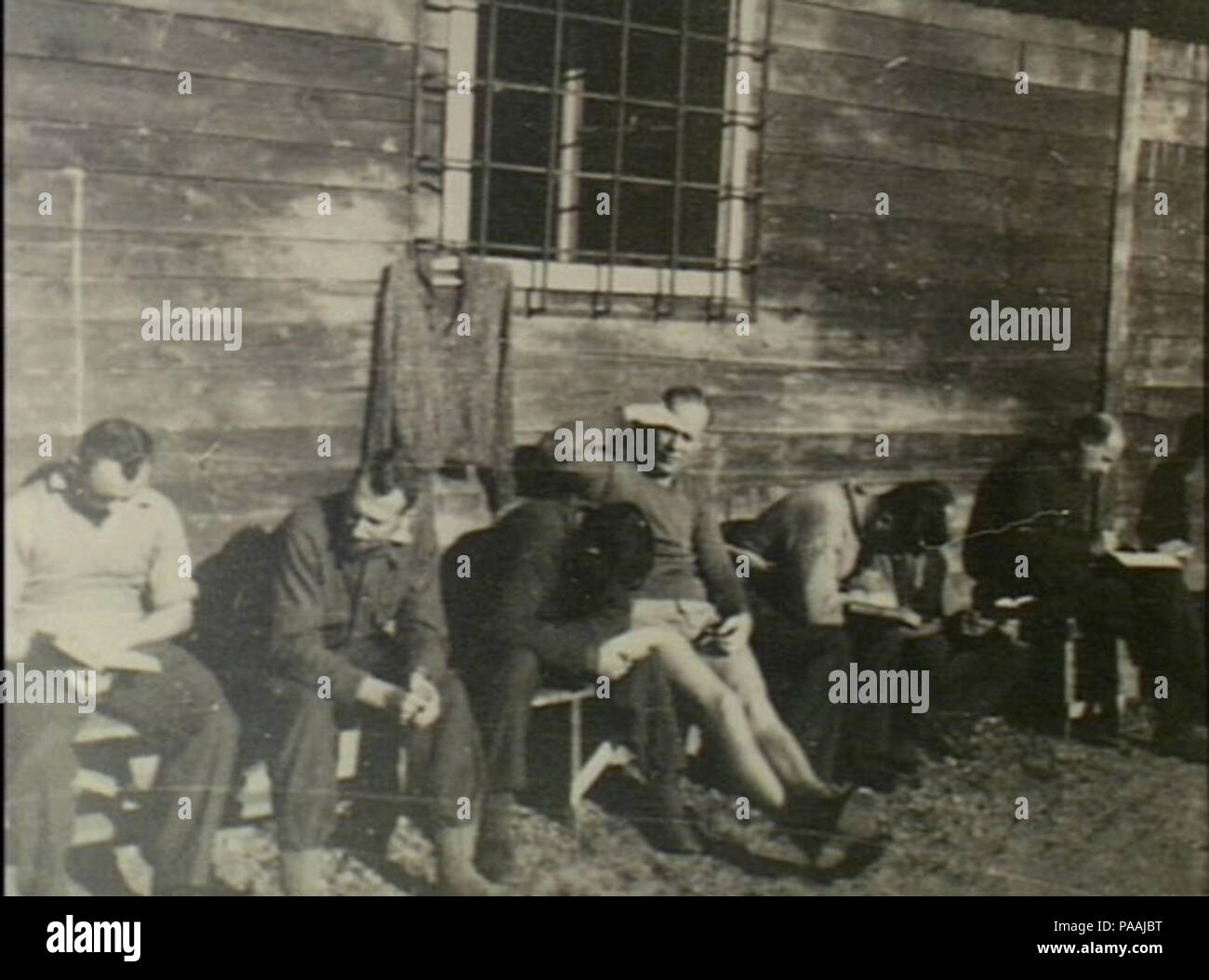 207 prisonniers de guerre au Stalag XVIII-D (4) Banque D'Images