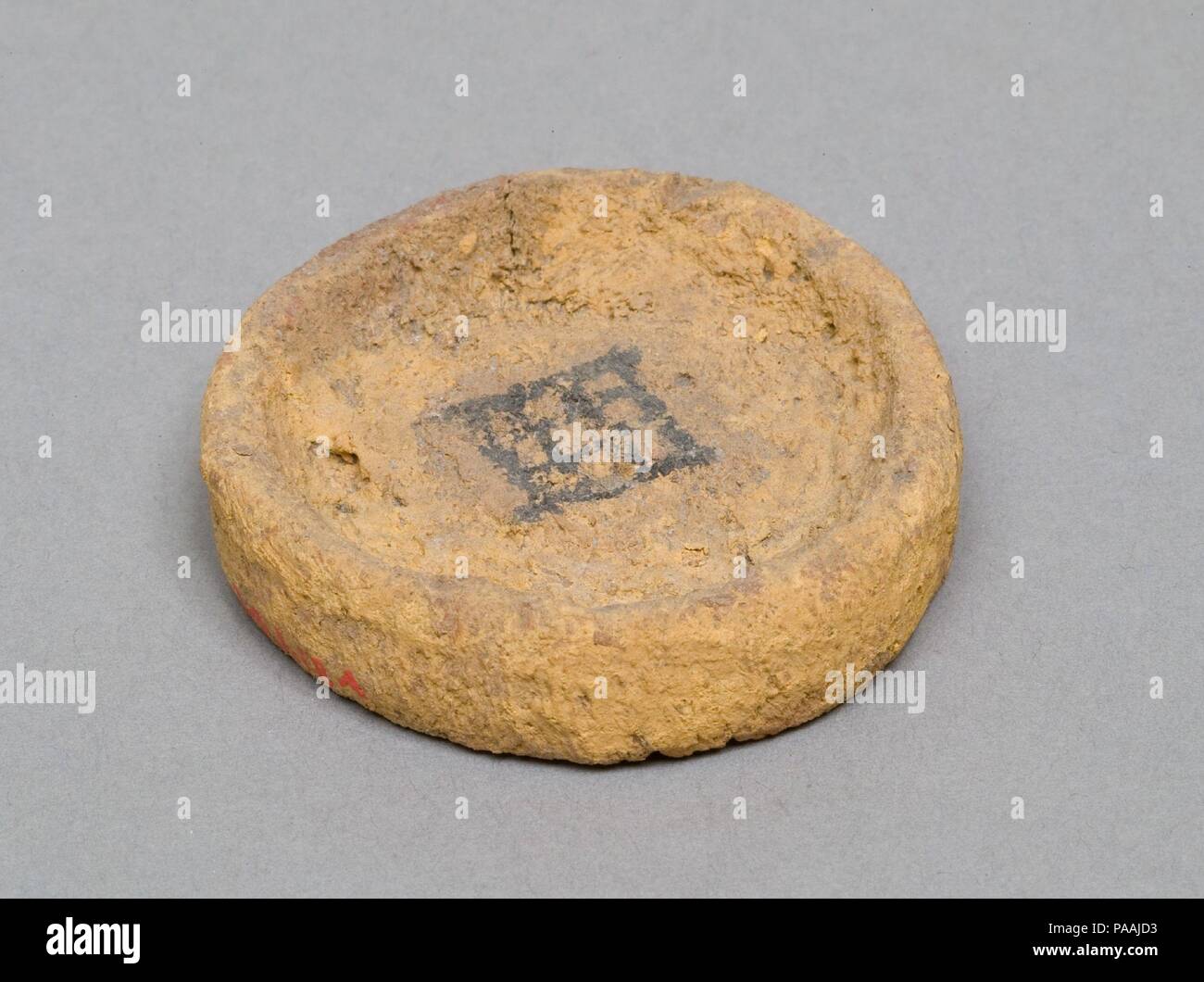 La grille du modèle. Dimensions : diam. 4,9 cm (1 15/16 po). Dynastie DYNASTIE : 12-13. Date : ca. 1981-1640 av. J.-C.. Musée : Metropolitan Museum of Art, New York, USA. Banque D'Images