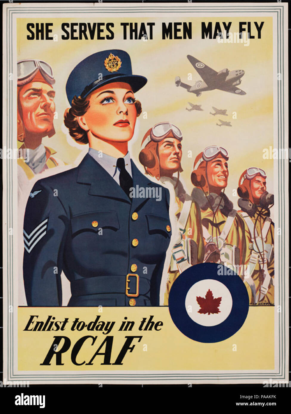 Arc 213 Recrutement de DEO Banque D'Images