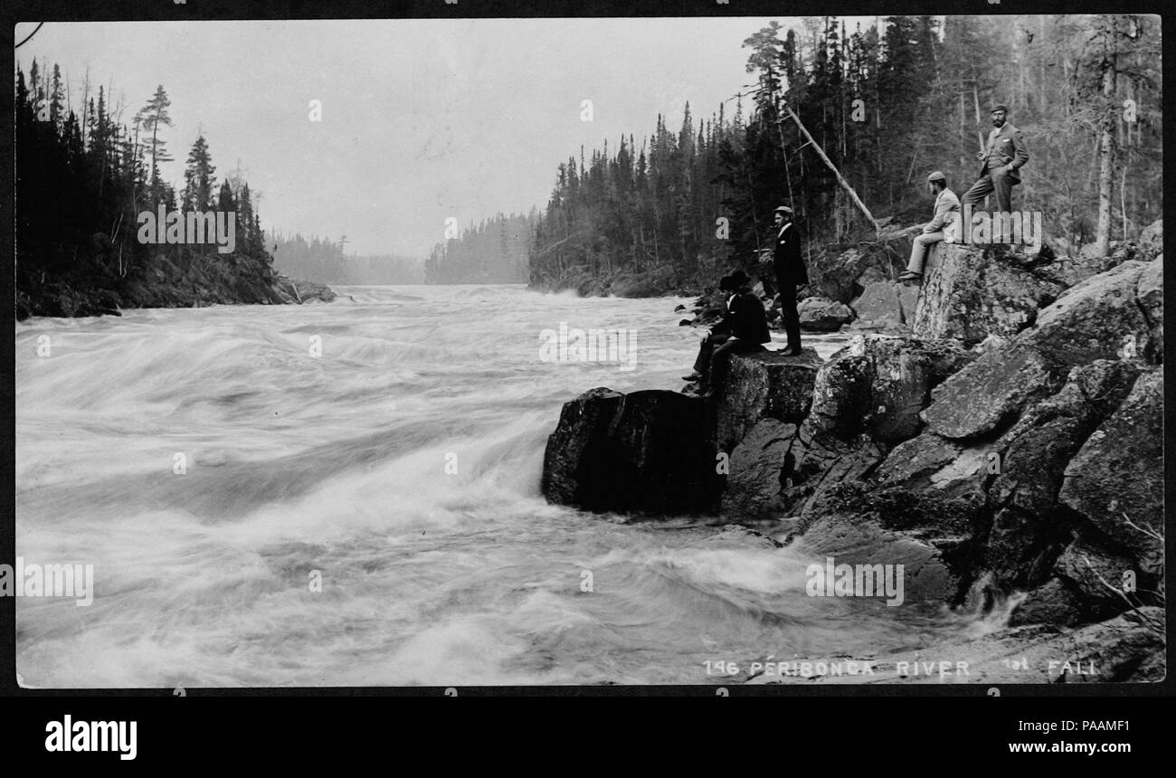 219 Rivière Péribonka BAnQ P560S1P146 Banque D'Images