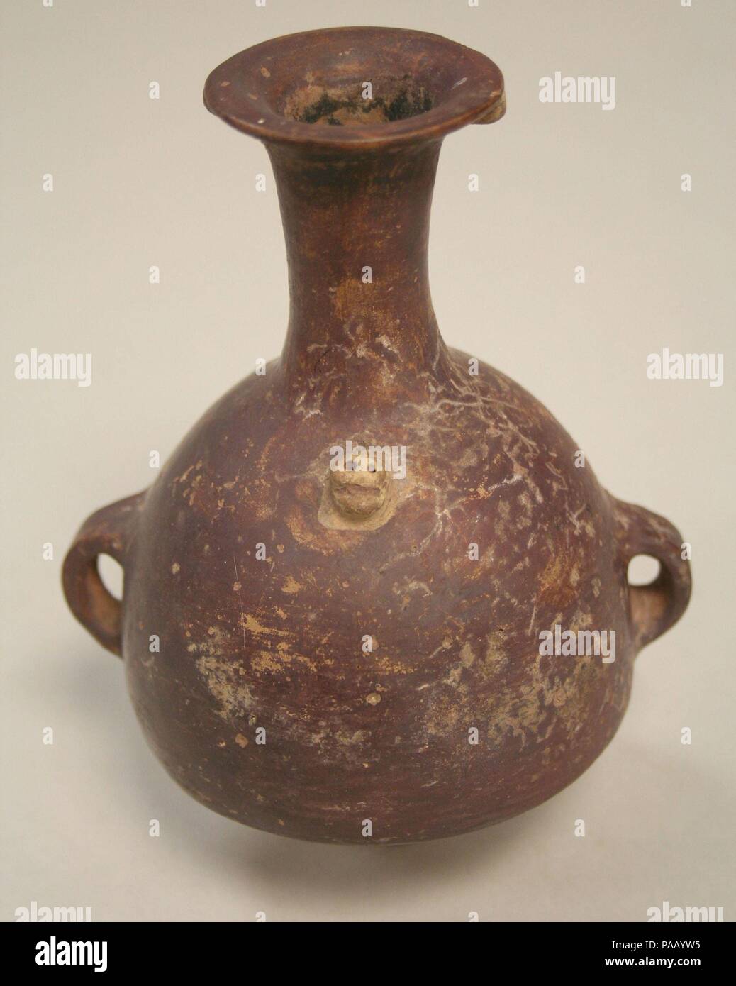 Pot de rangement (Aryballus). Culture : Inca. Dimensions : H x L : 5 1/2 x 4 1/2 in. (14 x 11,4 cm). Date : 15 juin-début du xvie siècle. Musée : Metropolitan Museum of Art, New York, USA. Banque D'Images