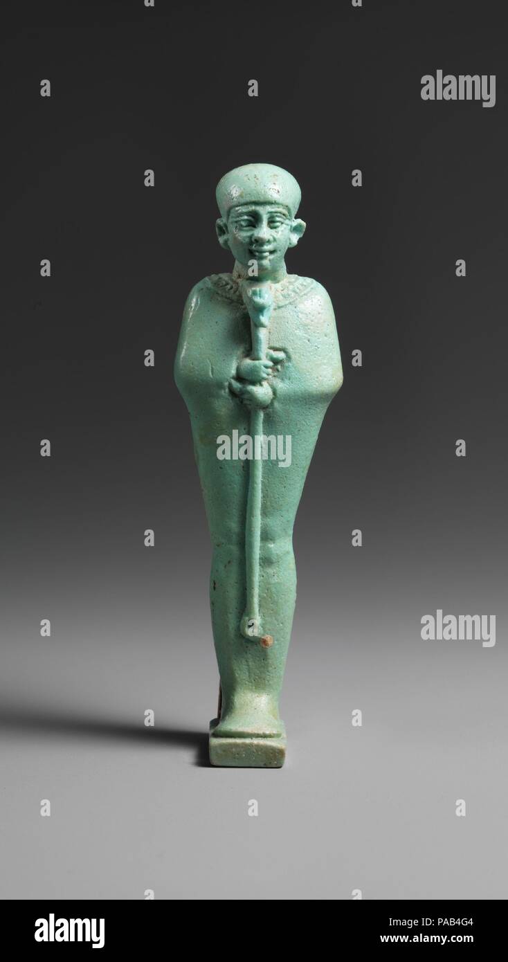 L'article Figure de Ptah. Dimensions : H. 9,7 cm (3 13/16 po). Dynastie DYNASTIE : 26-29. Date : 664-332 B.C.. Musée : Metropolitan Museum of Art, New York, USA. Banque D'Images