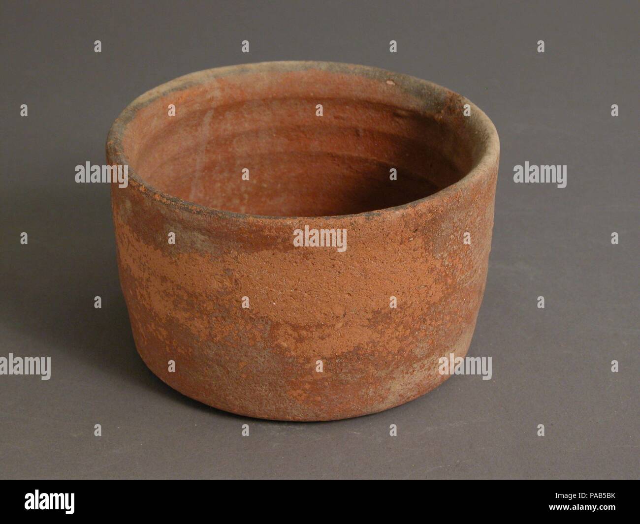 Bol. Culture : le copte. Dimensions : hors tout : 2 3/4 x 4 5/16 in. (7 x 10,9 cm). Date : 4ème-7ème siècle. Musée : Metropolitan Museum of Art, New York, USA. Banque D'Images