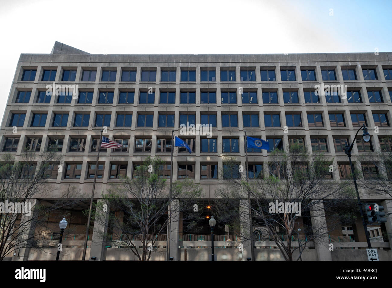 Le siège du FBI à Washington DC Banque D'Images