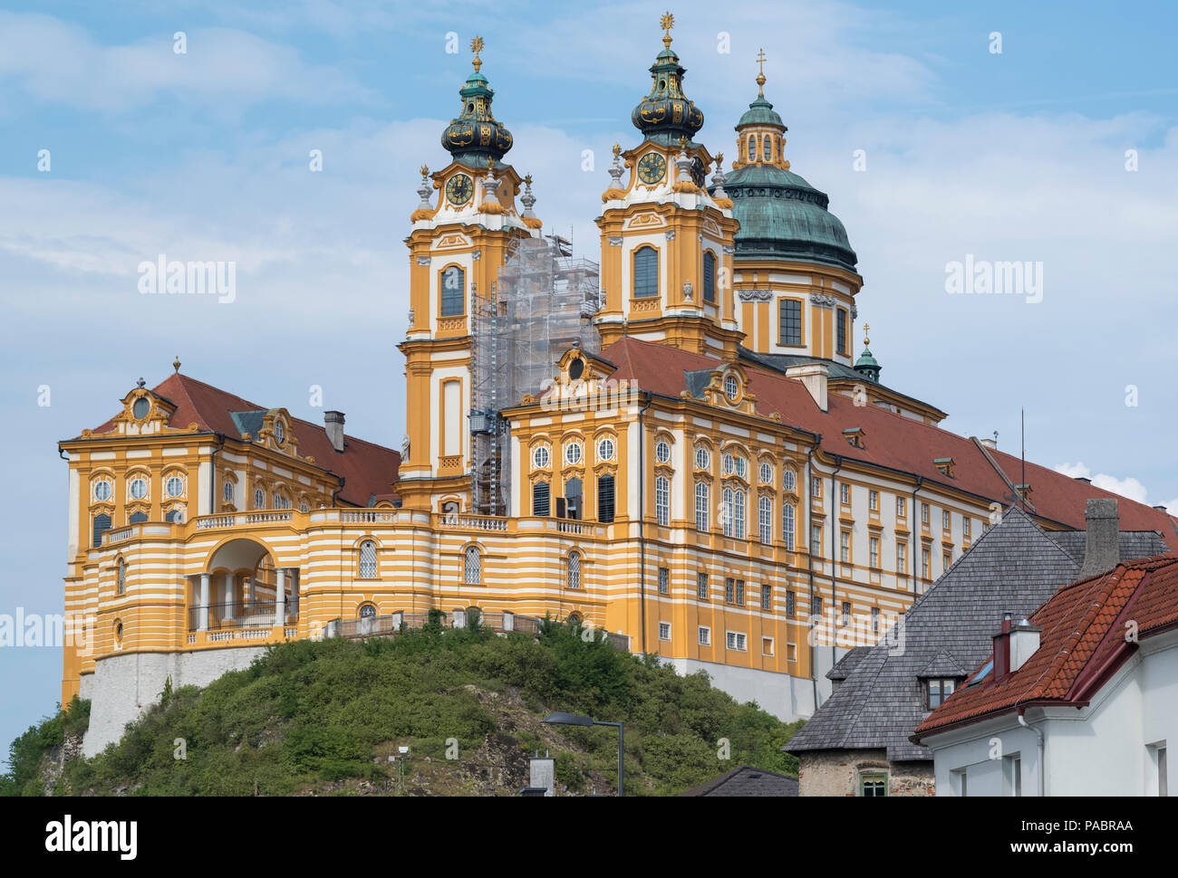 Abbaye de Melk (C 11 E C AD & MELK AUTRICHE 1702-1740) Banque D'Images