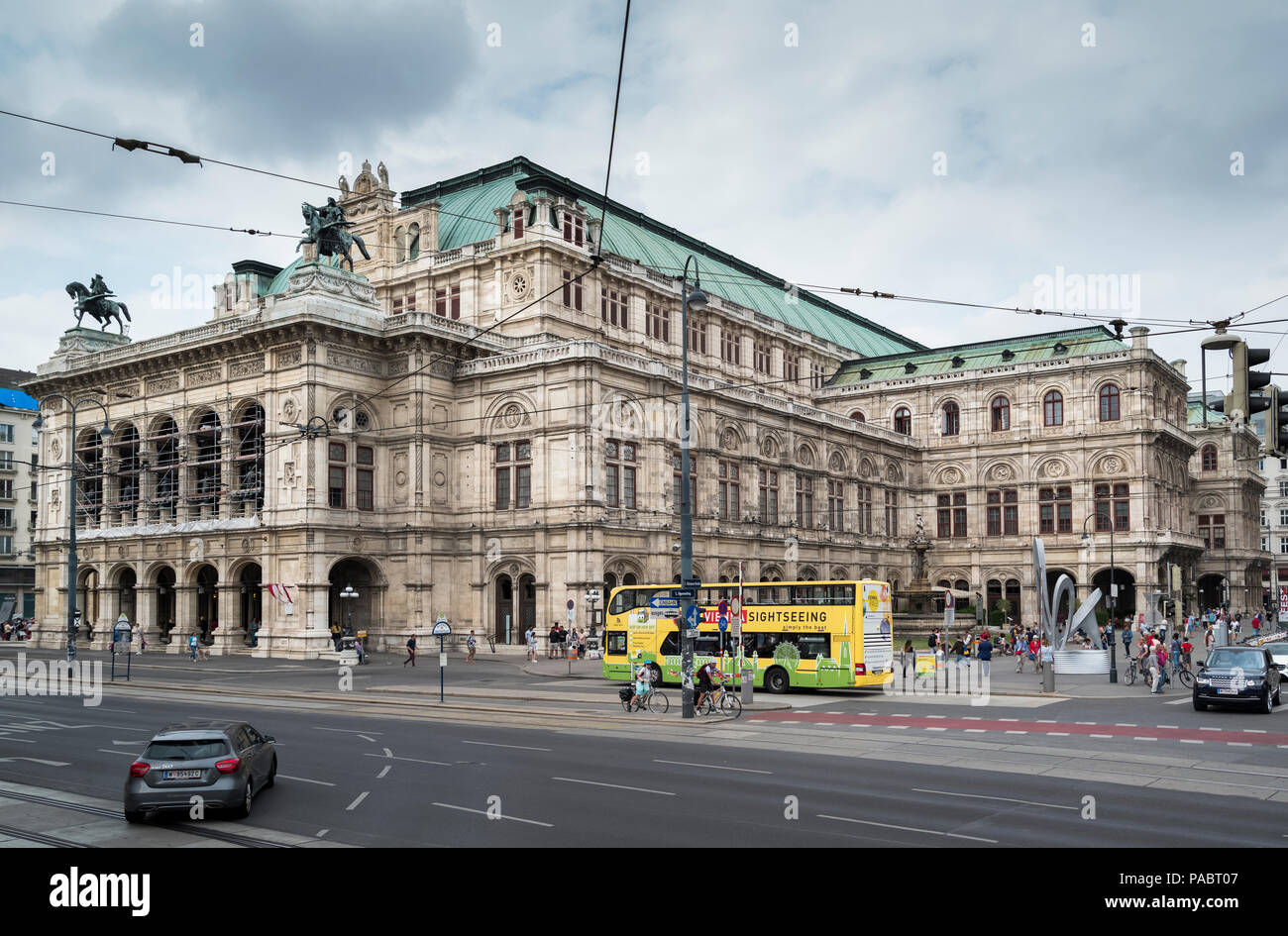 Maison de l'Opéra de Vienne (1869) Vienne Autriche Banque D'Images
