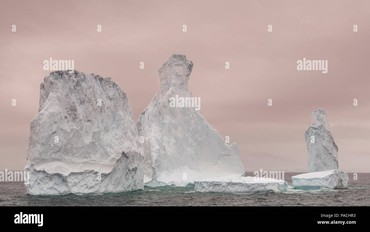 L'ANTARCTIQUE CRYSTAL SOUND Banque D'Images