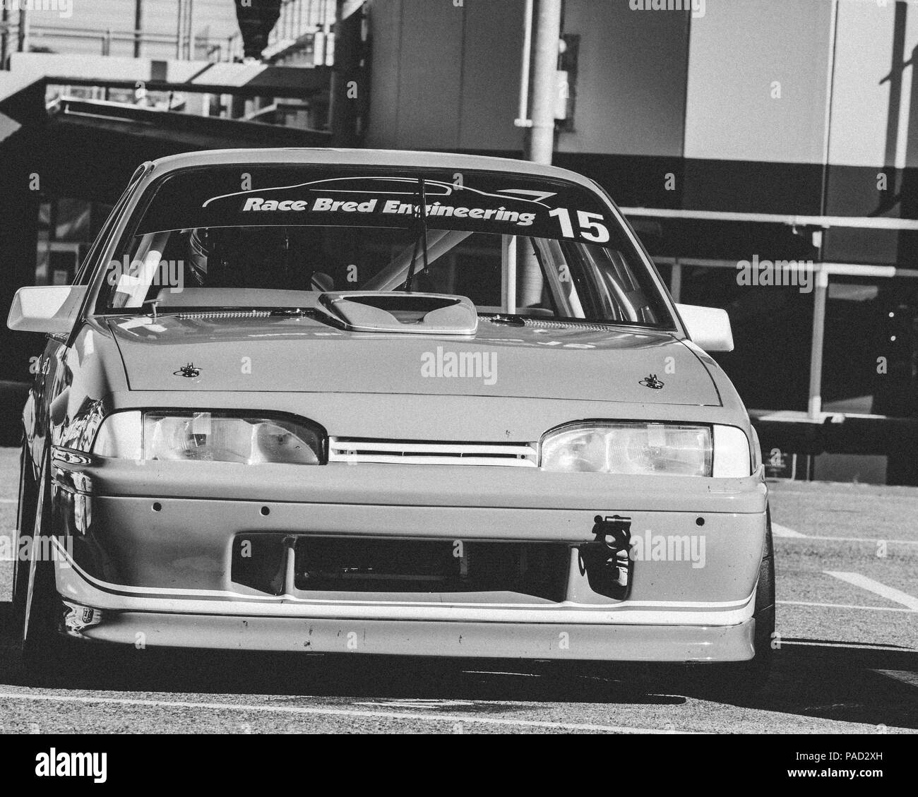 Sydney Motorsport Park, New South Wales, Australie.22 juillet 2018. Allan Marin's Commodore VL. Anthony Bolack/Alamy Live News Banque D'Images