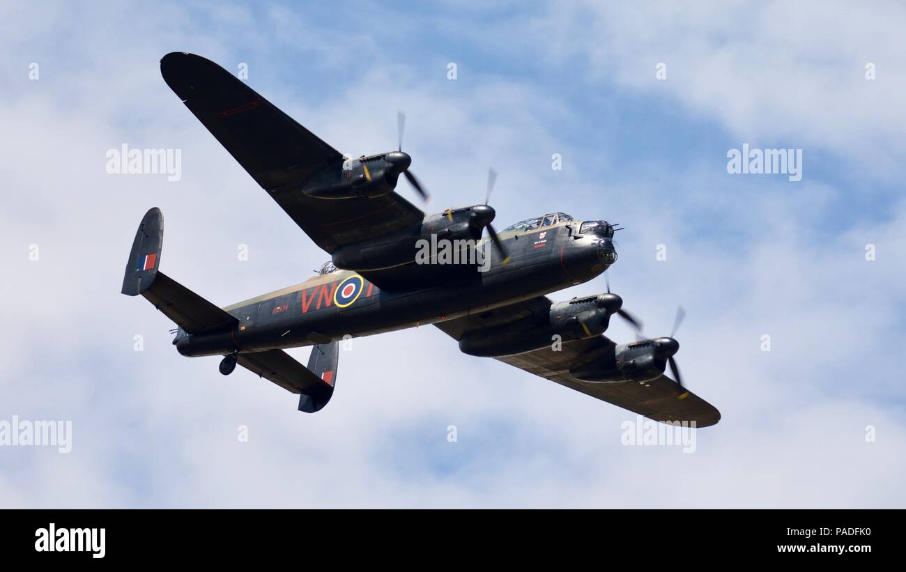 Royal Air Force Battle of Britain Memorial Flight - Avro Lancaster PA474 Banque D'Images