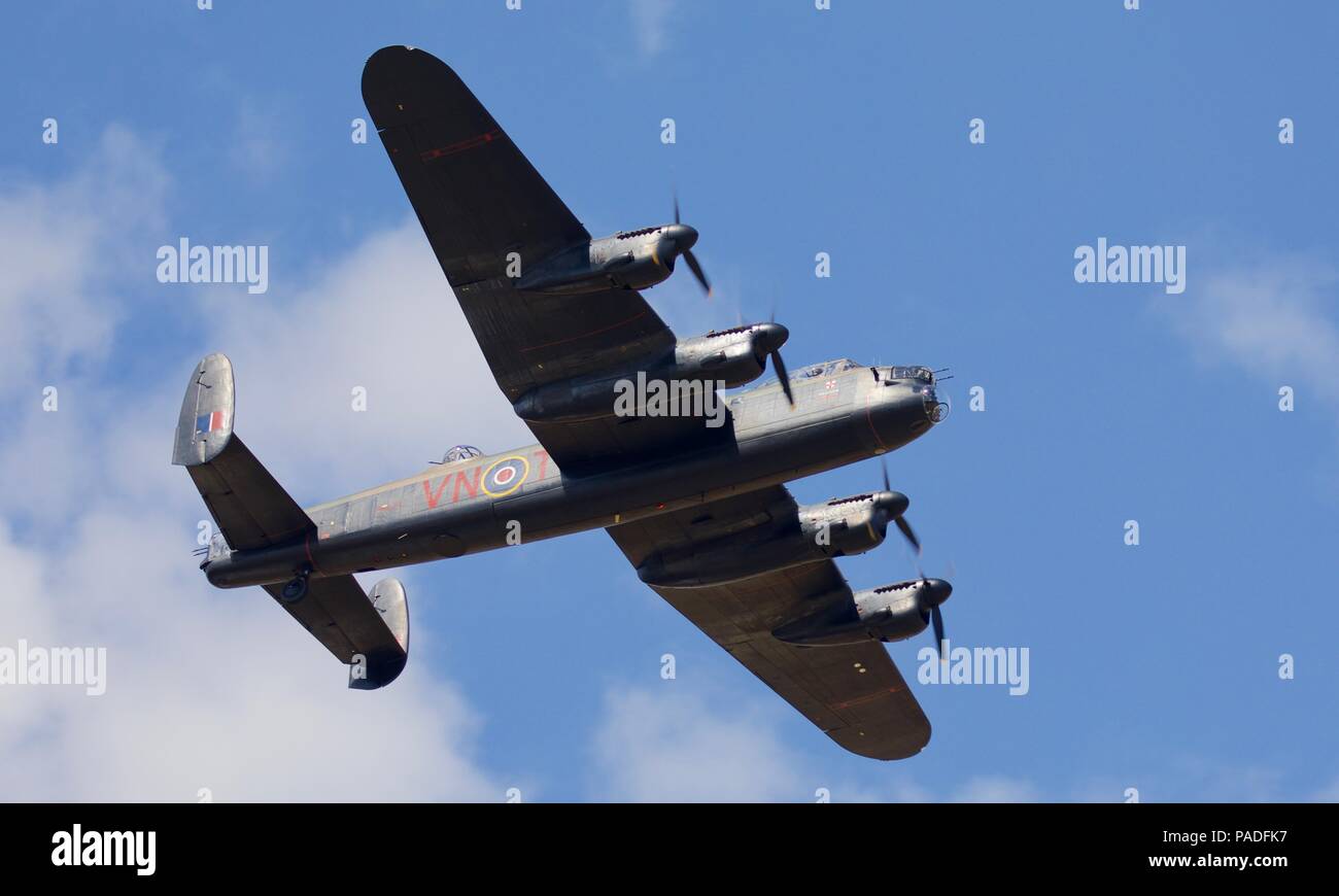Royal Air Force Battle of Britain Memorial Flight - Avro Lancaster PA474 Banque D'Images